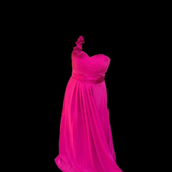 H.S.D Floral One Shoulder Long - Picture 6 of 6